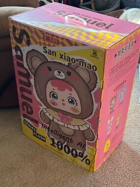 San Xiao Mao Pink Plush Toy - Intelligent AI Plush 1000%